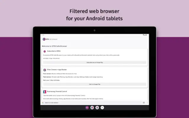 SPIN Safe Browser Web Filter android App screenshot 9