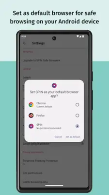 SPIN Safe Browser Web Filter android App screenshot 10