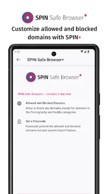 SPIN Safe Browser Web Filter android App screenshot 13