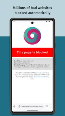 SPIN Safe Browser Web Filter android App screenshot 14