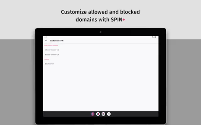 SPIN Safe Browser Web Filter android App screenshot 2