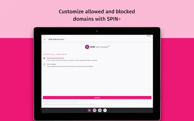 SPIN Safe Browser Web Filter android App screenshot 3