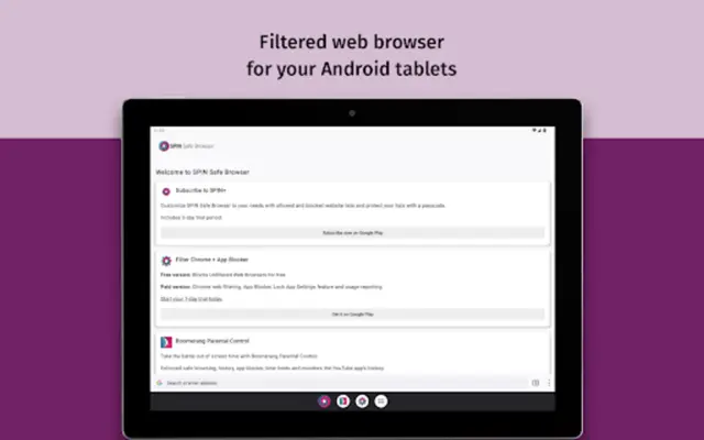 SPIN Safe Browser Web Filter android App screenshot 4